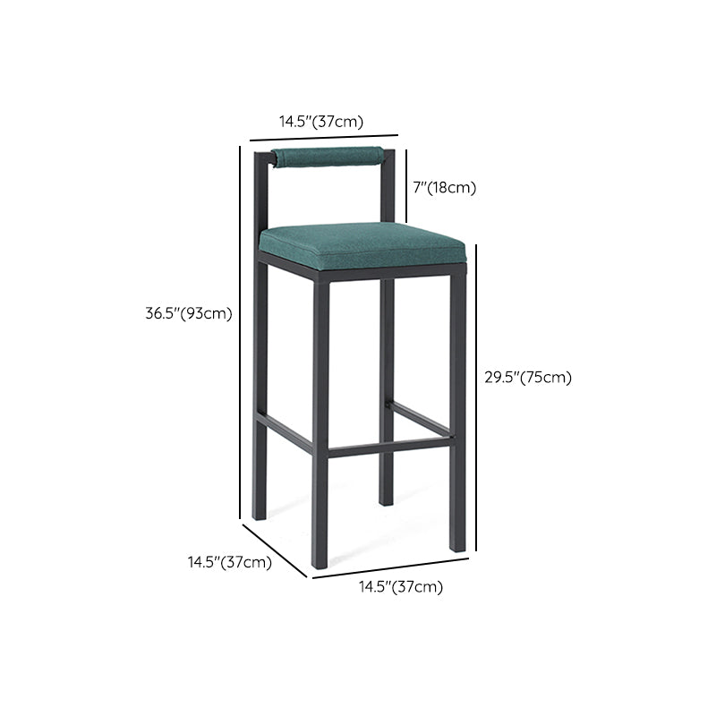 1/7 Pieces Counter Height Set Rectangular Industrial Bar Stool and Table Set