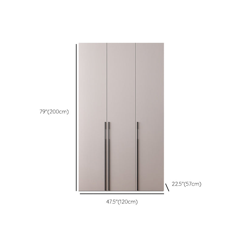 Hinged Wardrobe Closet with Drawer Contemporary Storage Cabinet