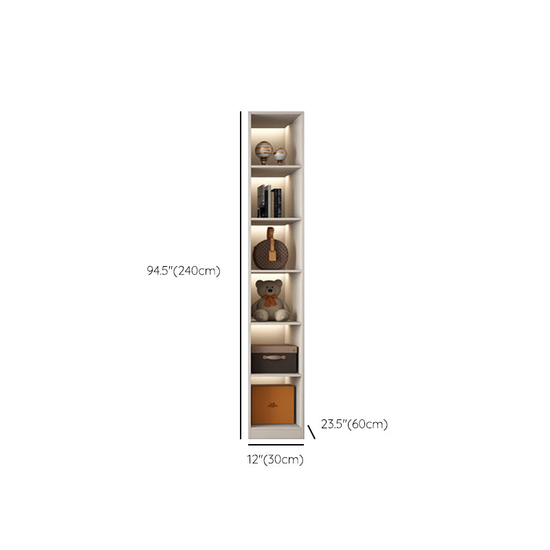 Modern Hinged Wardrobe Closet White Engineered Wood Wardrobe Armoire