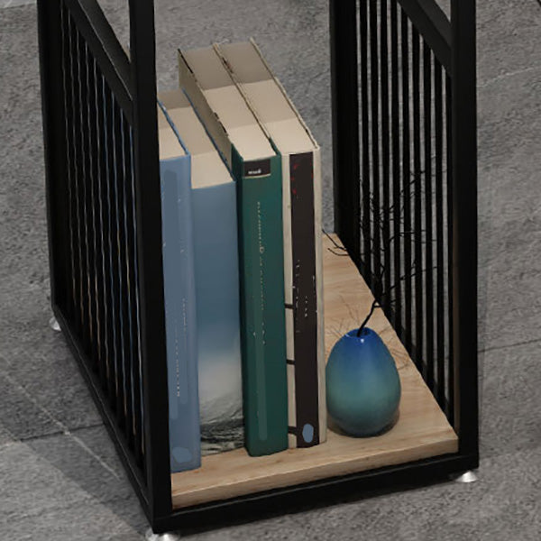 Industrial Rectangle Bistro Bar Desk Solid Wood Bistro Table for Indoor