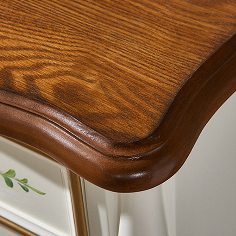 American Traditional Double Dresser Wood Storage Chest with Drawers for Bedroom