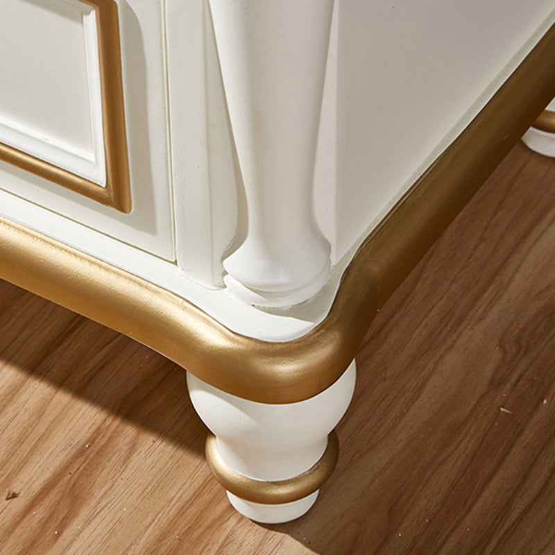 American Traditional Double Dresser Wood Storage Chest with Drawers for Bedroom