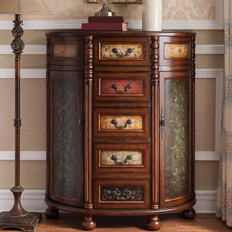 Traditional Storage Chest Dresser Solid Wood Dresser with 3/4/5 Drawers