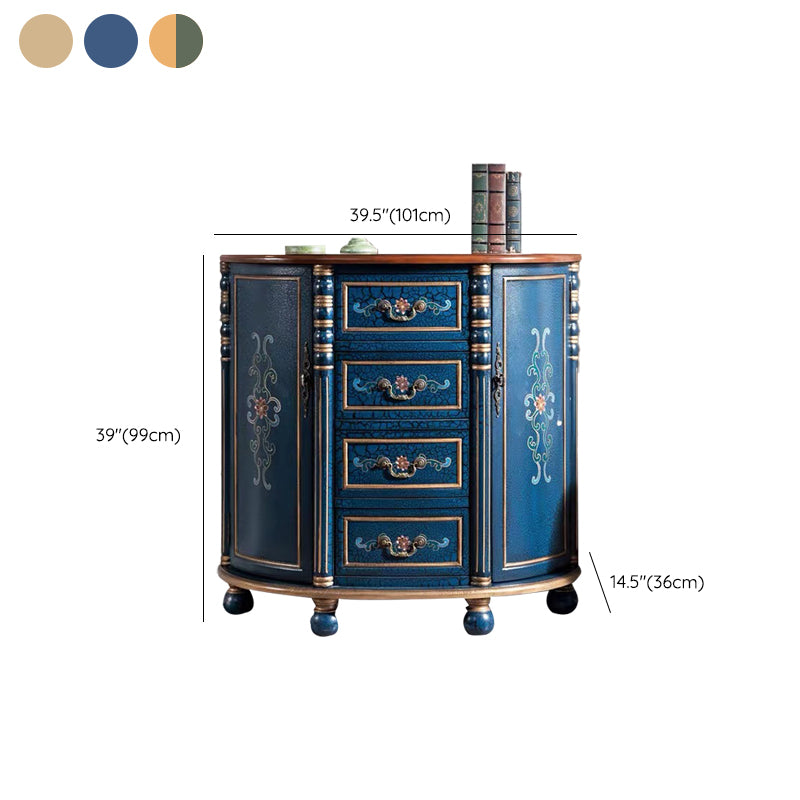 Traditional Storage Chest Dresser Solid Wood Dresser with 3/4/5 Drawers