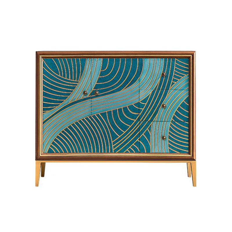 Classic Glam Lingerie Chest Wood Storage Chest with Drawers for Bedroom