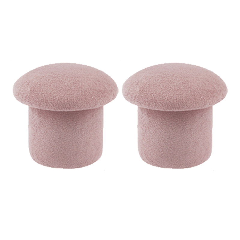 Modern Pure Color Pouf Trea Resistant Mushroom Pouf for Living Room