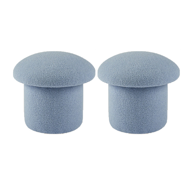 Modern Pure Color Pouf Trea Resistant Mushroom Pouf for Living Room
