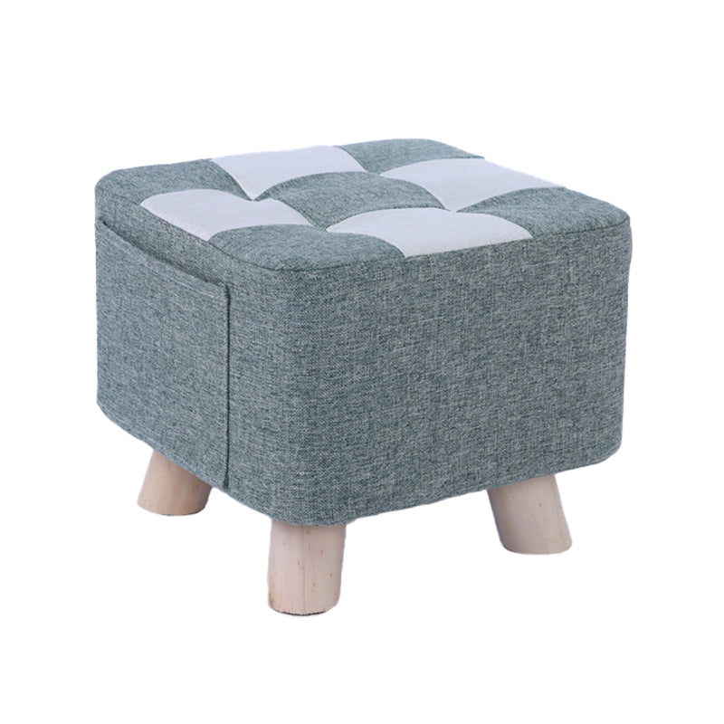 Red Modern Standard Plaid Pattern Trea Resistant for Living Room