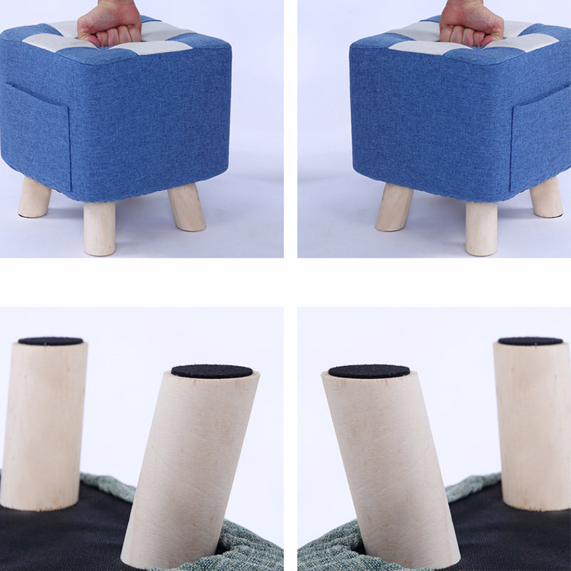 Red Modern Standard Plaid Pattern Trea Resistant for Living Room