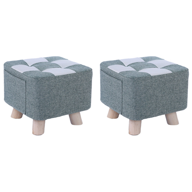 Red Modern Standard Plaid Pattern Trea Resistant for Living Room