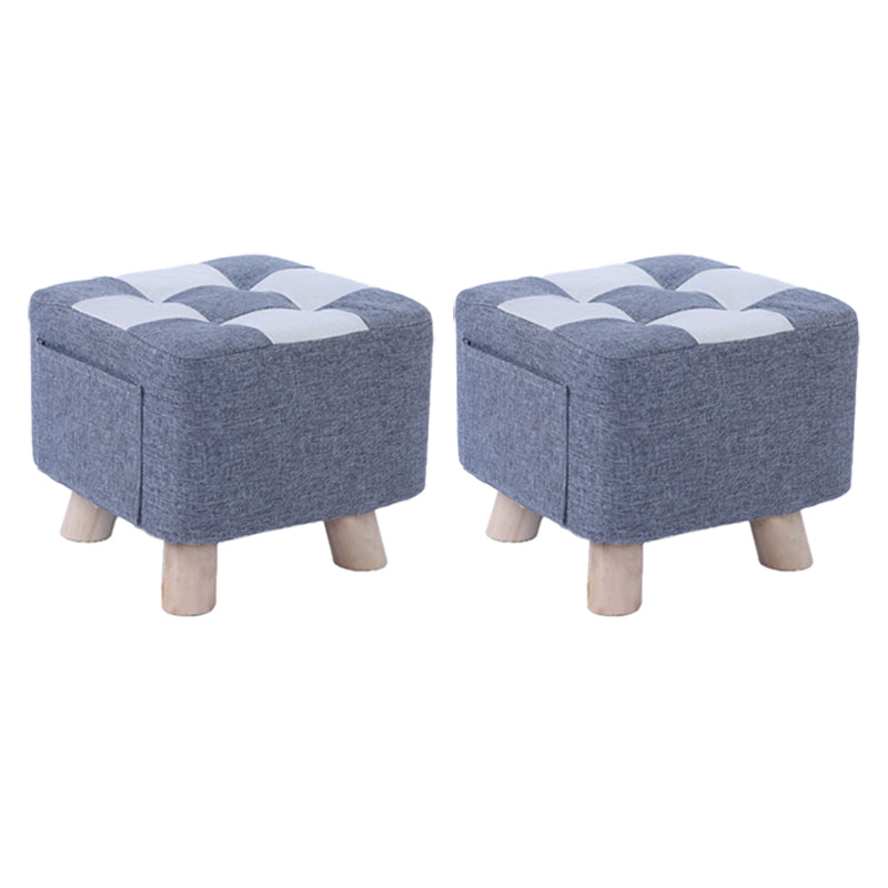 Red Modern Standard Plaid Pattern Trea Resistant for Living Room