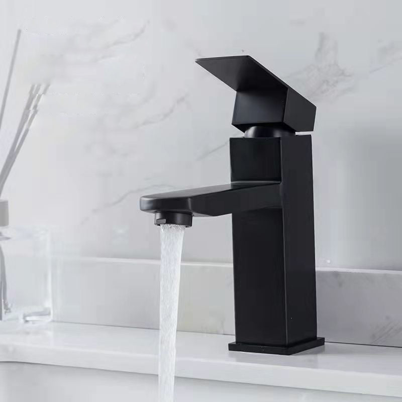 Basic Centered Lavatory Faucet Solid Color Faucet Vessel Sink Bathroom Faucet