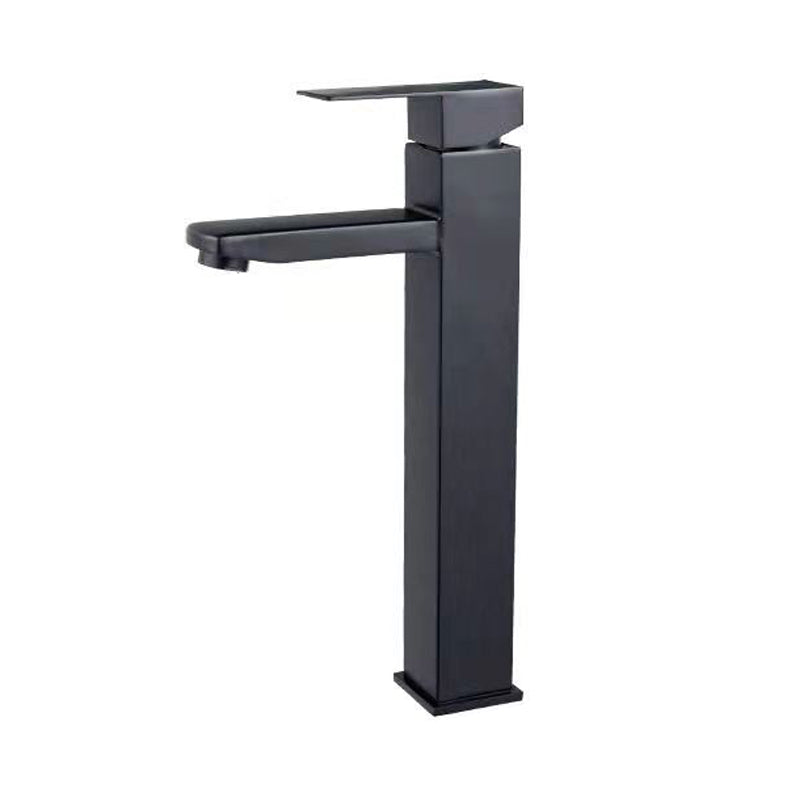Basic Centered Lavatory Faucet Solid Color Faucet Vessel Sink Bathroom Faucet