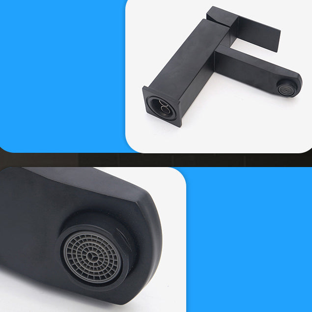 Basic Centered Lavatory Faucet Solid Color Faucet Vessel Sink Bathroom Faucet