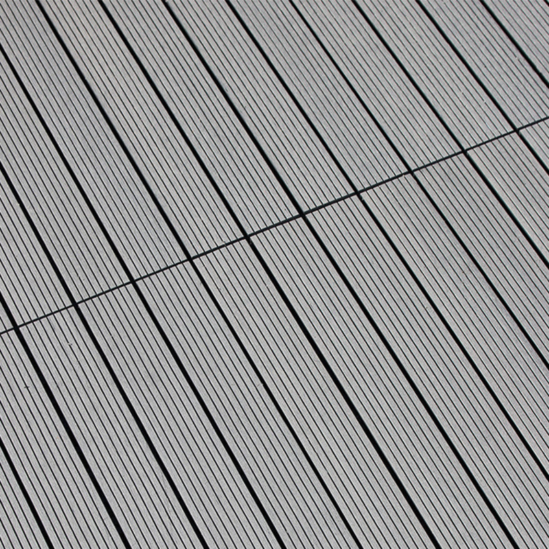 Polypropylene Deck Tile Kit 4-Slat Interlocking Patio Tiles Outdoor Patio