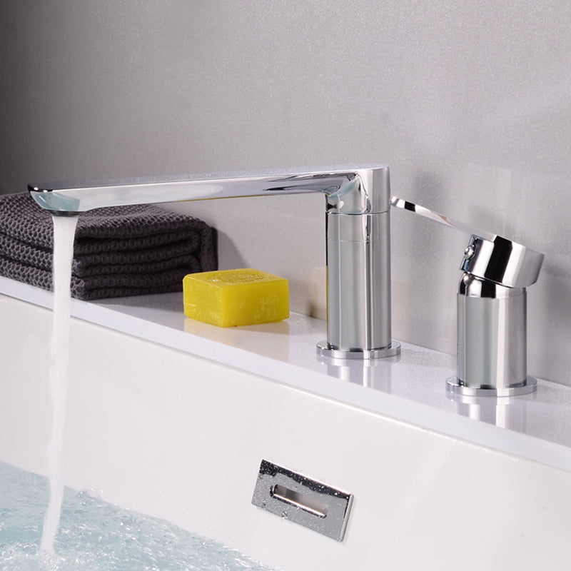 Bathroom Faucet Rod Handle Temperature Control Bathtub Faucet