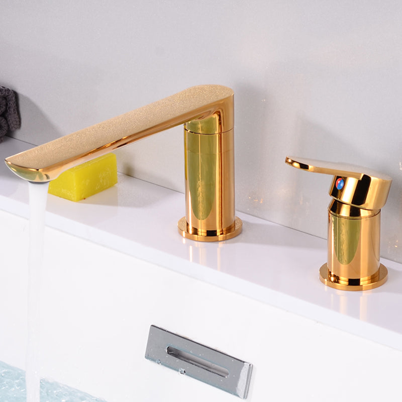 Bathroom Faucet Rod Handle Temperature Control Bathtub Faucet