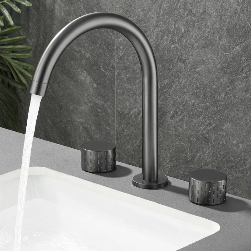 Modern Bathroom Faucet Two Handle Temperature Control Bathtub Faucet