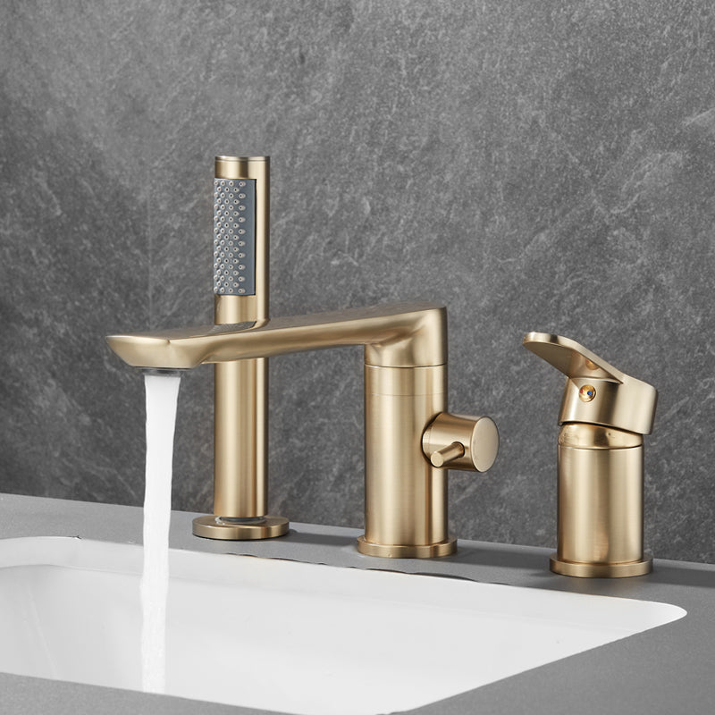 Modern Bathroom Faucet Two Handle Temperature Control Bathtub Faucet