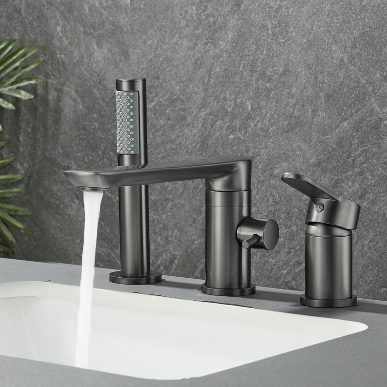 Modern Bathroom Faucet Two Handle Temperature Control Bathtub Faucet