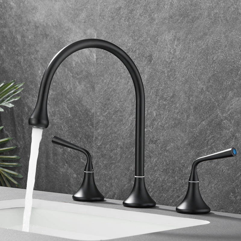 Modern Bathroom Faucet Two Handle Temperature Control Bathtub Faucet