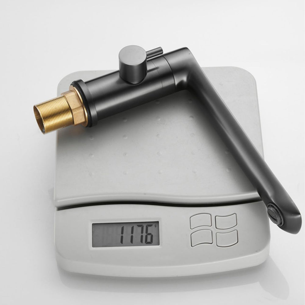 Modern Bathroom Faucet Two Handle Temperature Control Bathtub Faucet