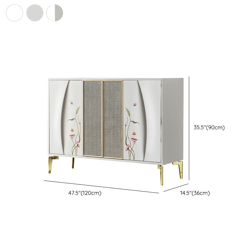 Classic Glam Horizontal Combo Dresser Wood Storage Chest Dresser for Bedroom