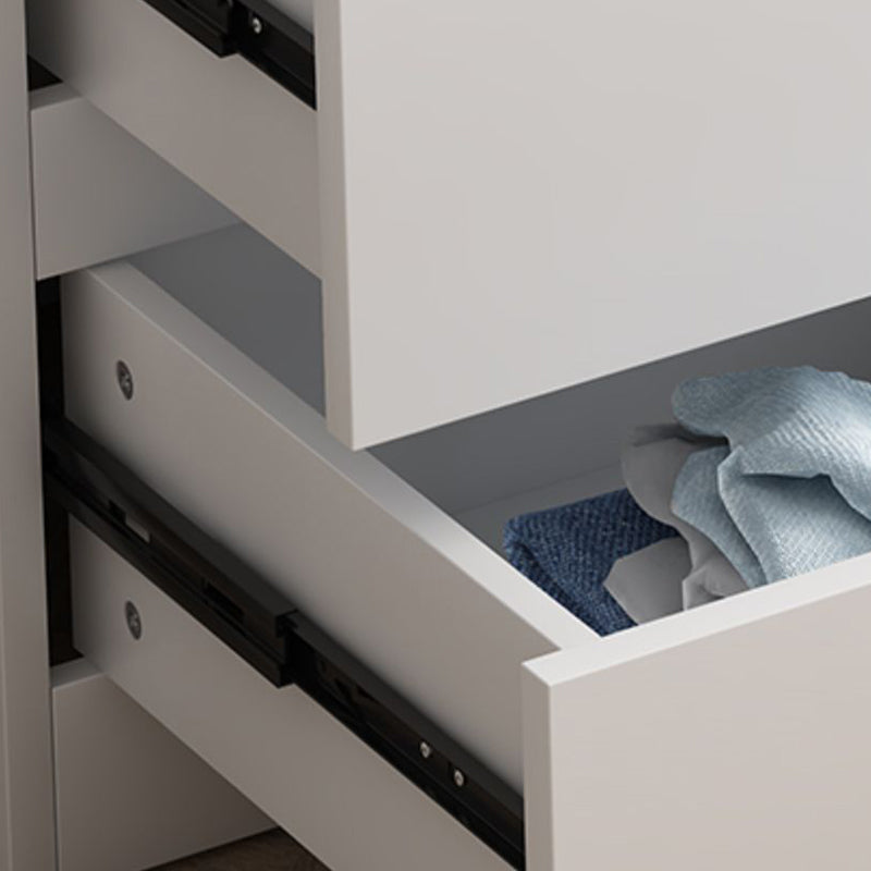 Contemporary Storage Chest Manufactured Wood Dresser , 15.6 Inch W