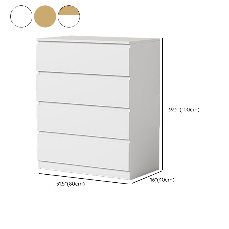 Contemporary Storage Chest Manufactured Wood Dresser , 15.6 Inch W