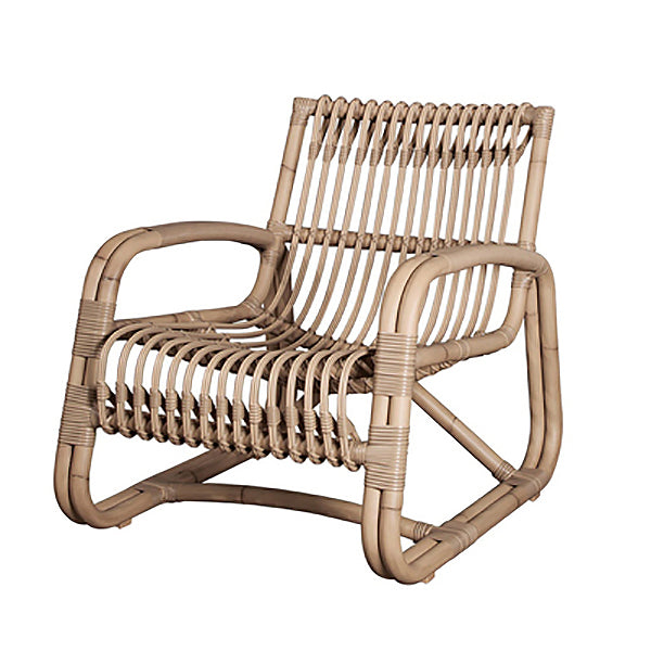 Rattan Symmetrical Patio Sofa Rust Resistant Outdoor Patio Sofa with Cushion