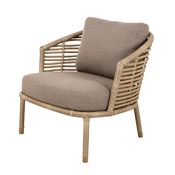 Rattan Symmetrical Patio Sofa Rust Resistant Outdoor Patio Sofa with Cushion