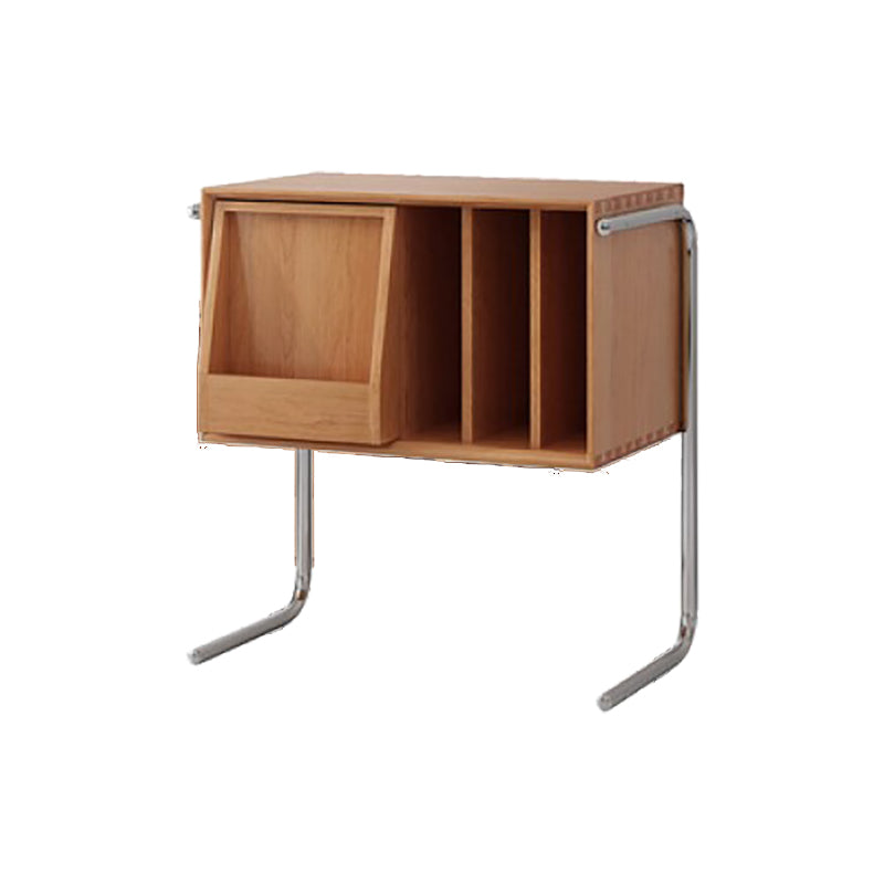 Modern Style Closed Back Bookshelf Wooden Bookcase for Home Office