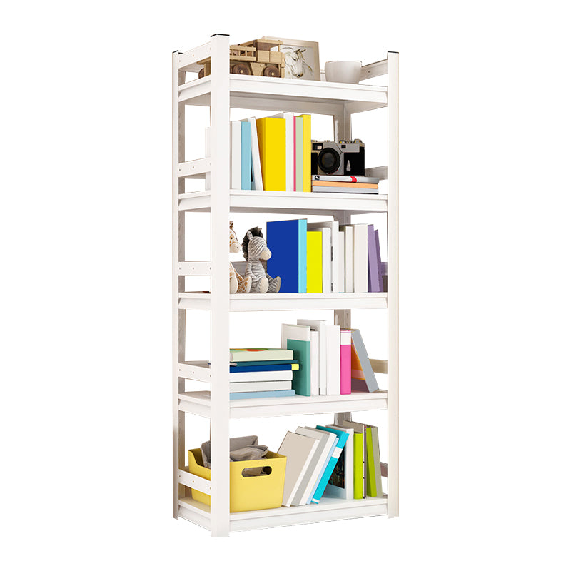 Standard Steel Open Back Bookcase Contemporary White Open Back Bookshelf