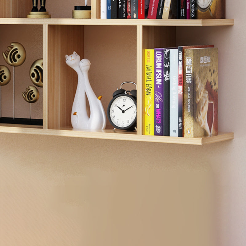 Wall Mounted Bookcase Engineered Wood Bookshelf Open Bookcase