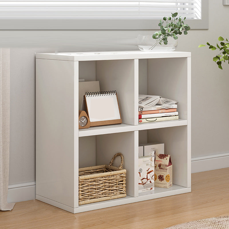 Contemporary Engineered Wood Bookshelf Standard Closed Back with Shelves