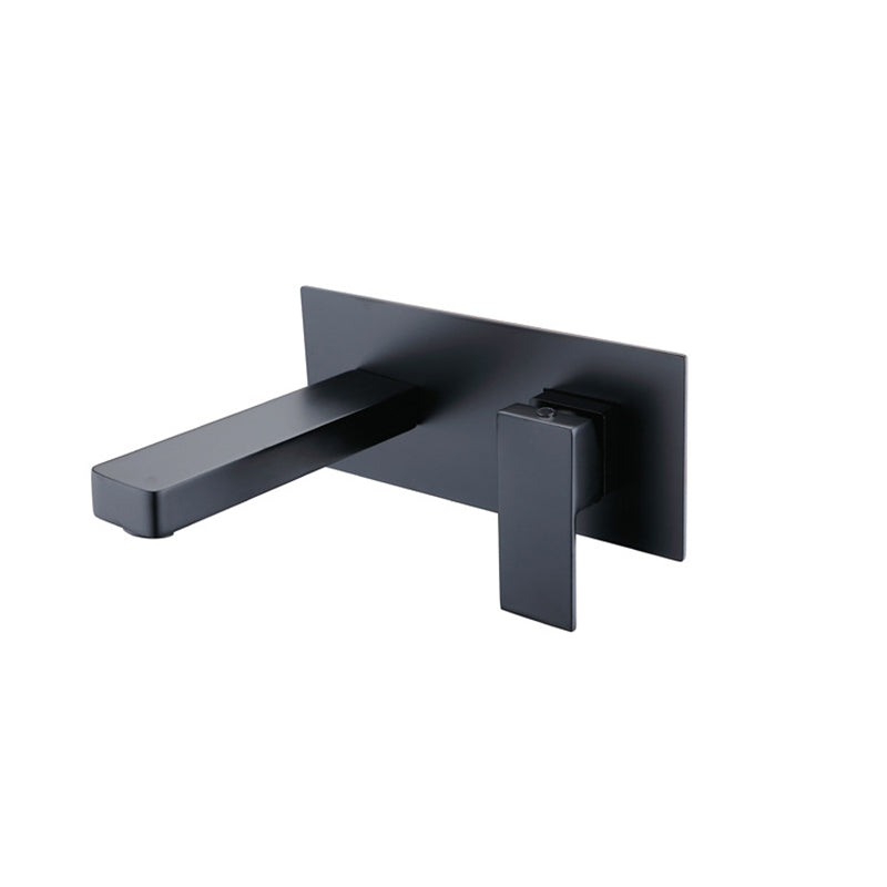 Modern Wall Mounted Faucets Copper Widespread Wall Mounted Bathroom Sink Faucet