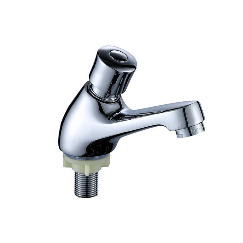 Modern Vessel Sink Faucet Brass Knob Handle Low Arc Basin Lavatory Faucet