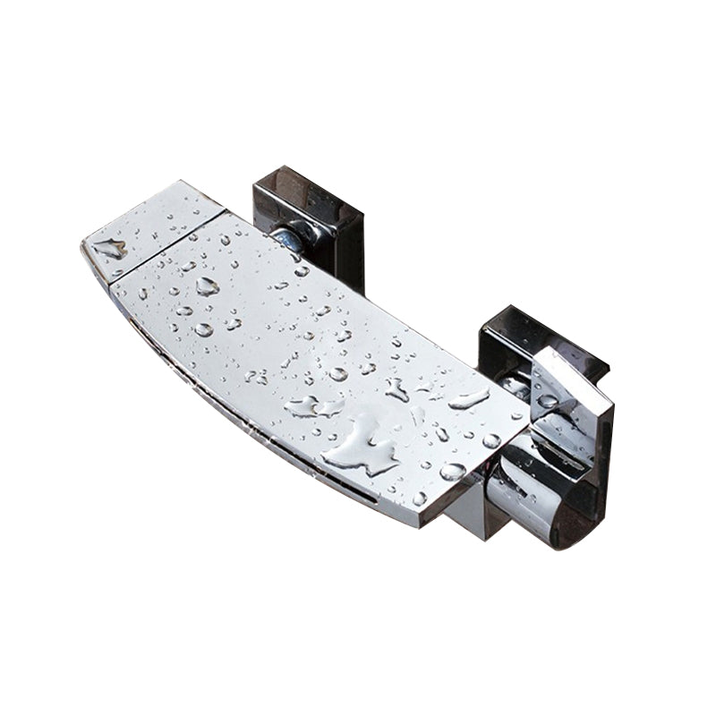 Wall Mounted Metal Freestanding Tub Filler Two Handles Freestanding Faucet