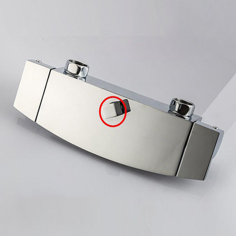 Wall Mounted Metal Freestanding Tub Filler Two Handles Freestanding Faucet