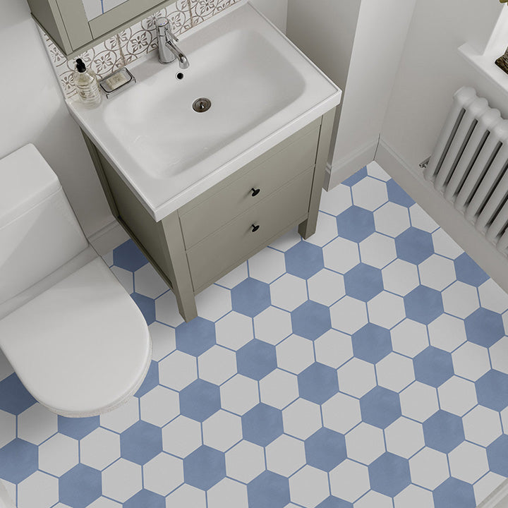 Modern PVC Flooring Peel and Stick Porcelain Tile Look Vinyl Plank Flooring