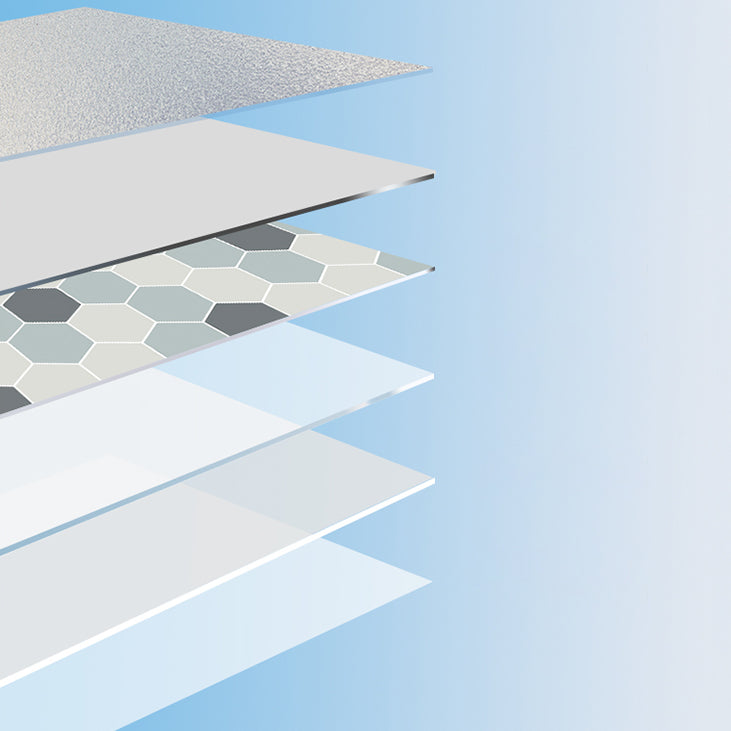 Modern Vinyl Floor Planks Peel & Stick Lattice Printed PVC Flooring