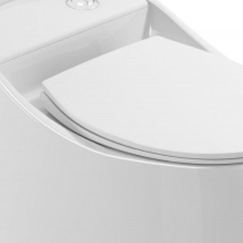 Modern Round Flush Toilet Floor Mounted Porcelain All-In-One Urine Toilet