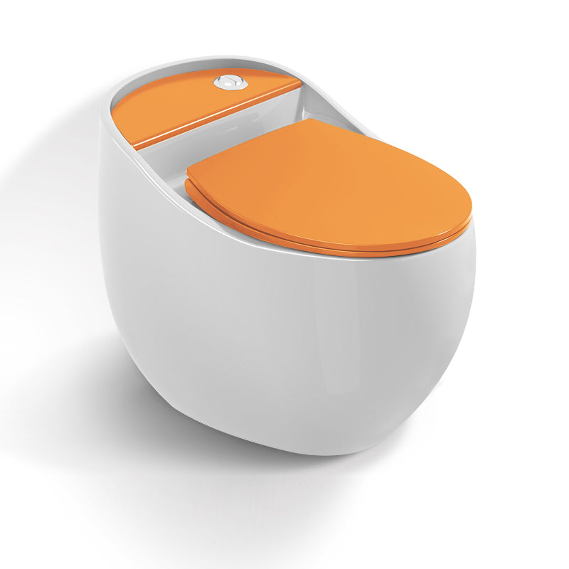 Modern All-In-One Toilet Bowl Floor Mounted Porcelain Round Urine Toilet