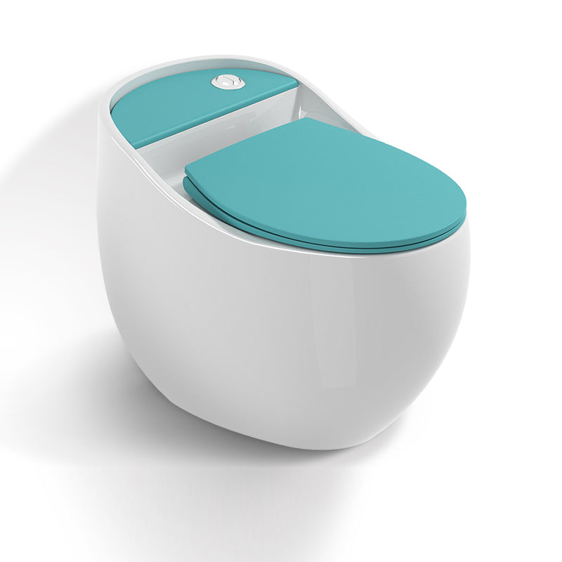 Modern All-In-One Toilet Bowl Floor Mounted Porcelain Round Urine Toilet