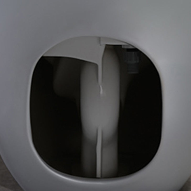 Modern All-In-One Toilet Bowl Floor Mounted Porcelain Round Urine Toilet