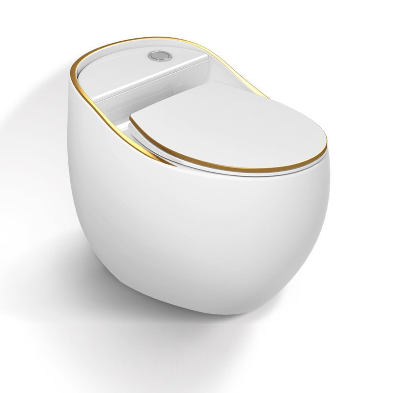 Modern All-In-One Toilet Bowl Floor Mounted Porcelain Round Urine Toilet