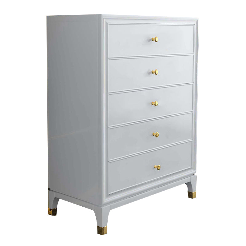 Classic Glam Storage Chest White 5/8/9 Drawers Chest , 15.6-inch Width