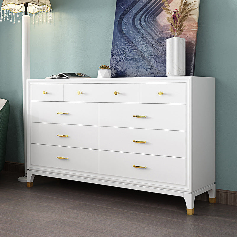 Classic Glam Storage Chest White 5/8/9 Drawers Chest , 15.6-inch Width