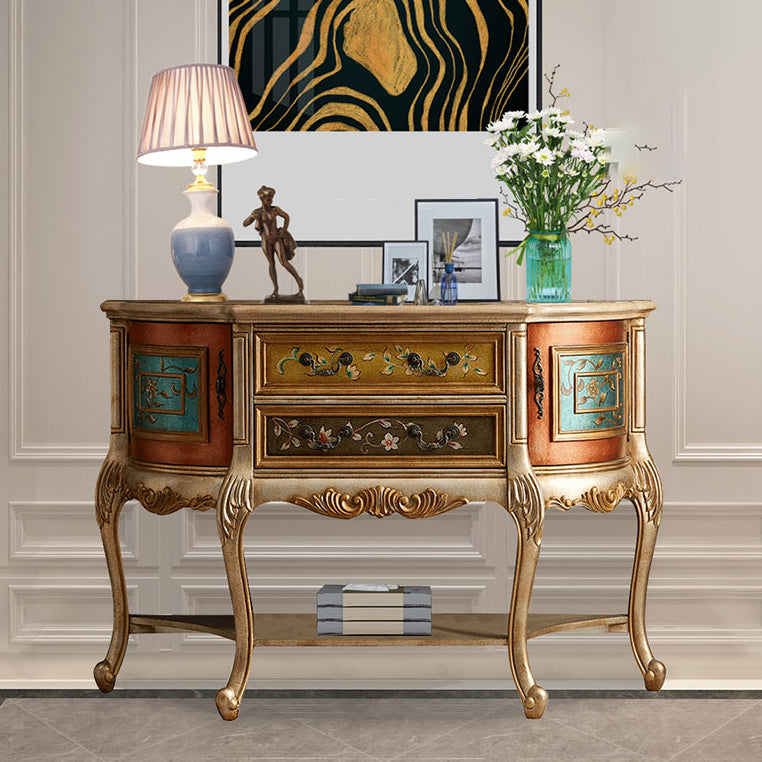 Victoria Freeform Console Table Wood Console Sofa Table for Hall