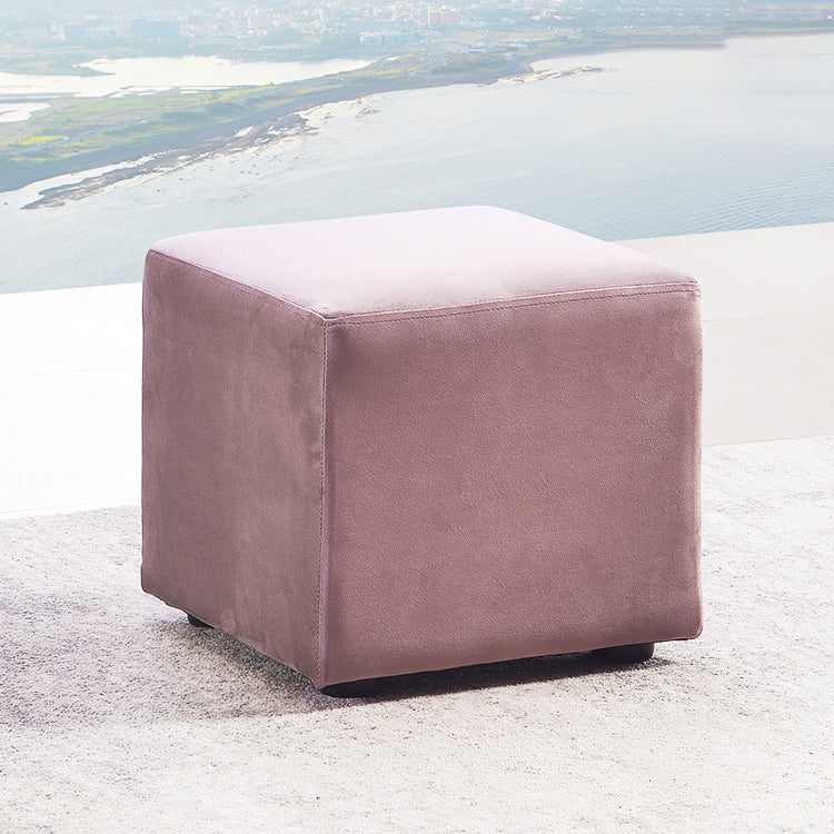 Modern Square Pouf Trea Resistant Velvet Pouf for Drawing Room